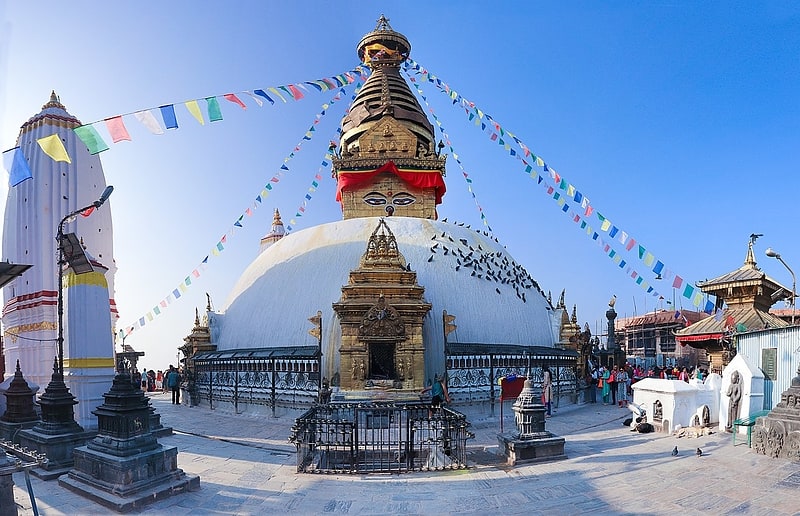 Temple bouddhiste à Katmandou, Népal