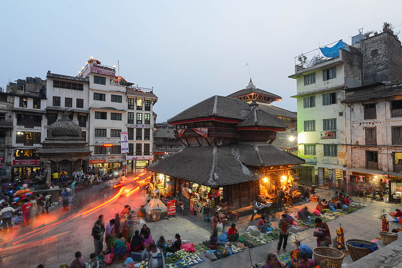 Historical landmark in Kathmandu, Nepal