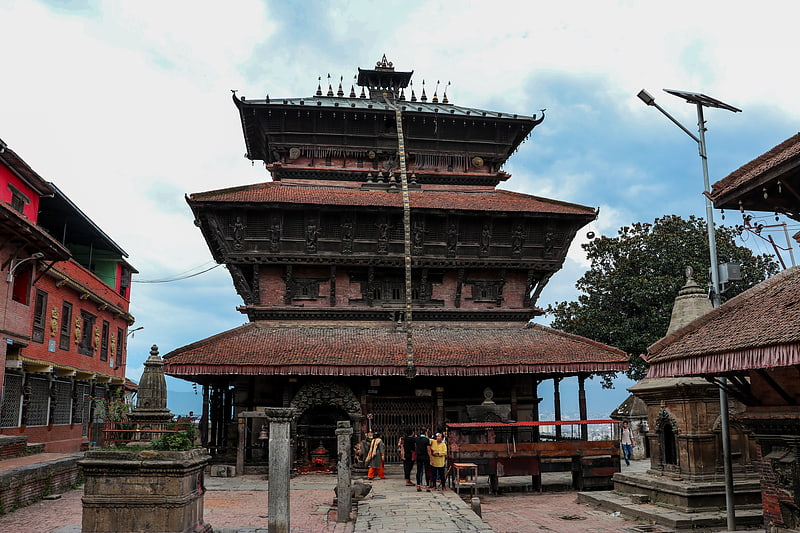 Hindu temple in Kirtipur, Nepal