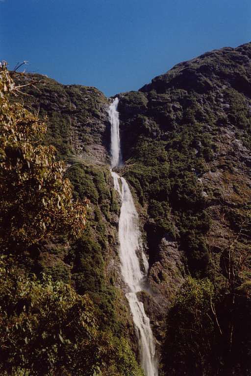 Wodospad w Nowej Zelandii