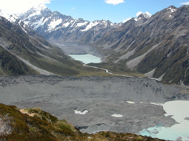 Glacier en Nouvelle-Zélande