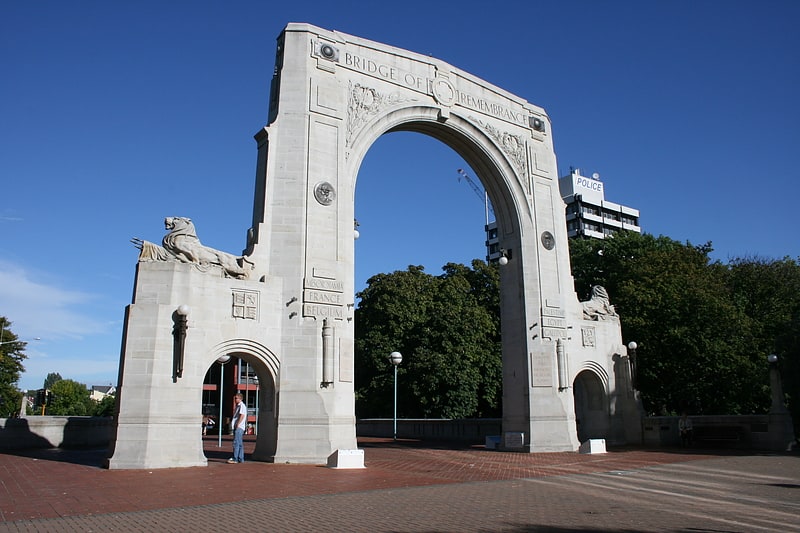 Kriegsdenkmal in Christchurch, Neuseeland