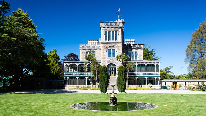 Castillo en Dunedin, Nueva Zelanda