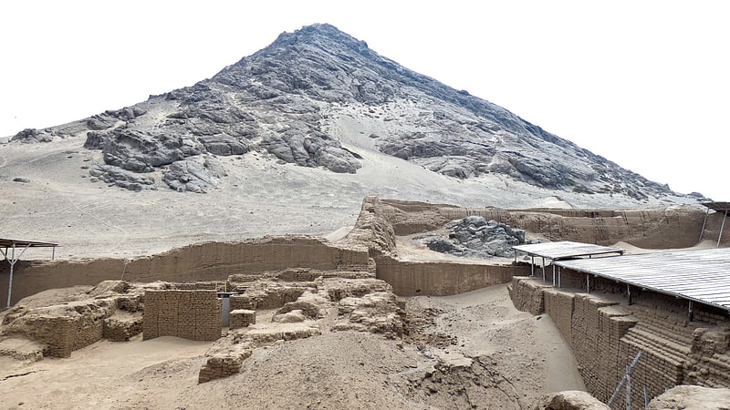 Lugar histórico en Moche, Perú