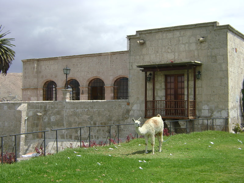 Building in the Sachaca District, Peru