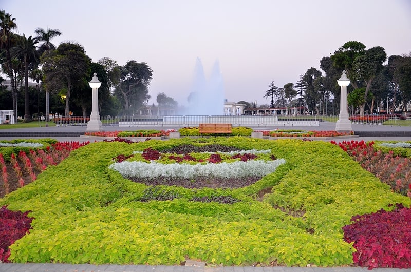Park in the Lima District, Peru
