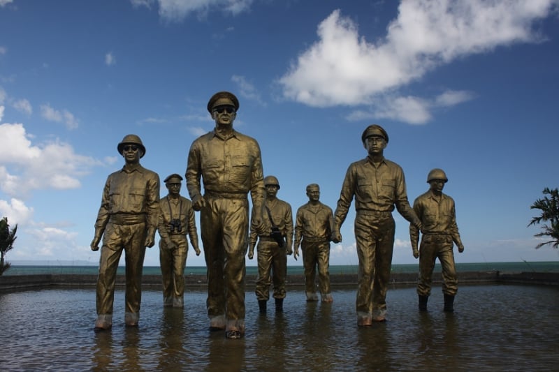 War memorial in Palo, Leyte, Philippines