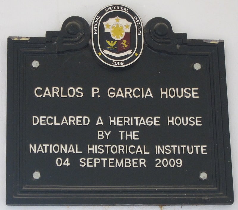 Carlos P. Garcia Heritage House