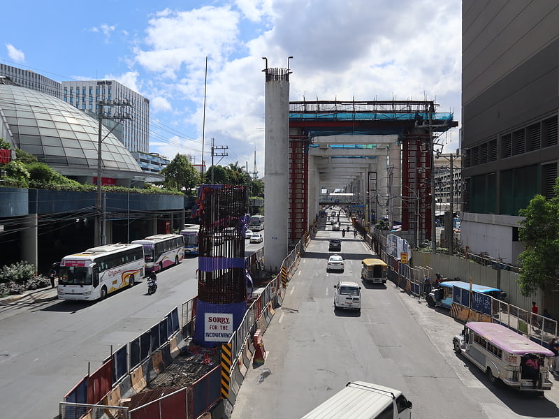 Road in Quezon City, Philippines