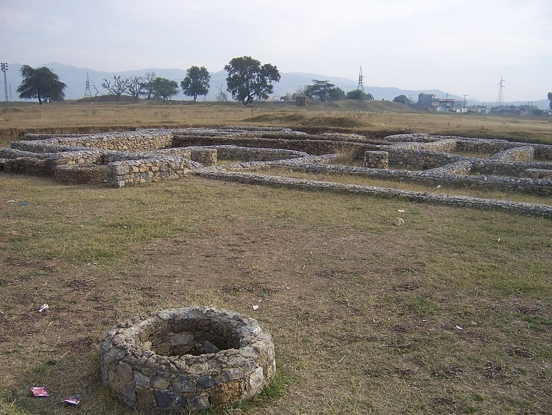 Archaeological site in Taxila, Pakistan