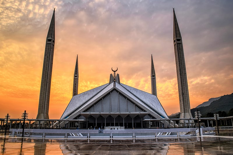 Mosquée à Islamabad, Pakistan