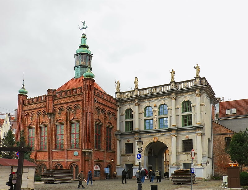 Historical landmark in Gdańsk, Poland