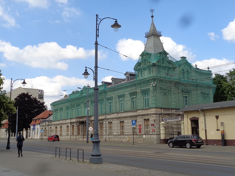 Historical landmark in Łódź, Poland