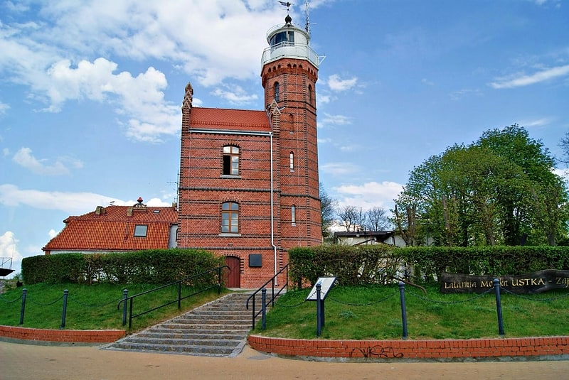 Leuchtturm, Ustka (Stolpmünde), Polen