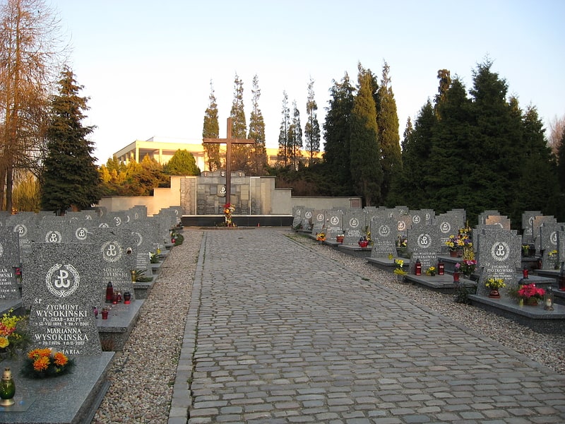 Cemetery in Gdańsk, Poland