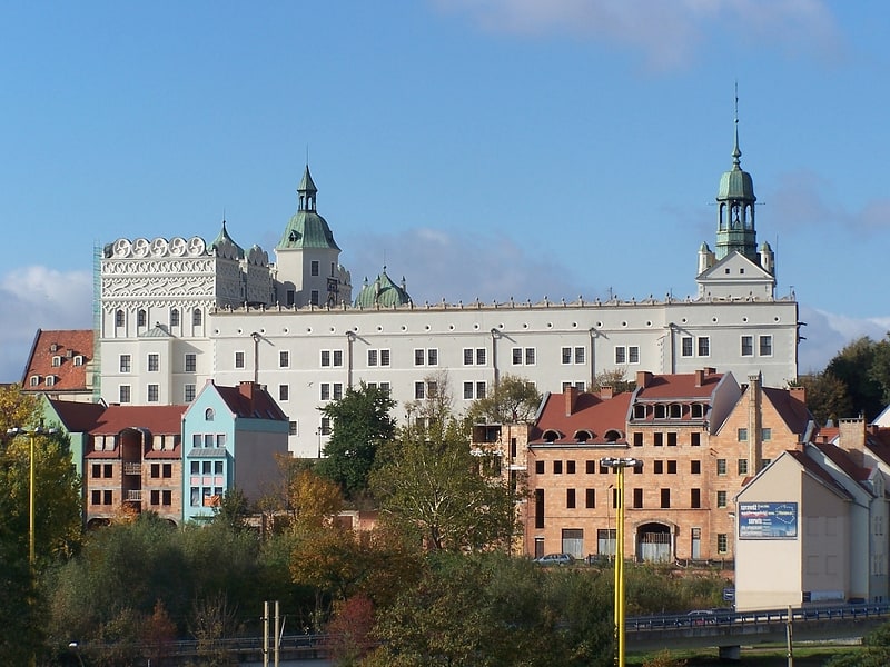 Castillo en Szczecin, Polonia