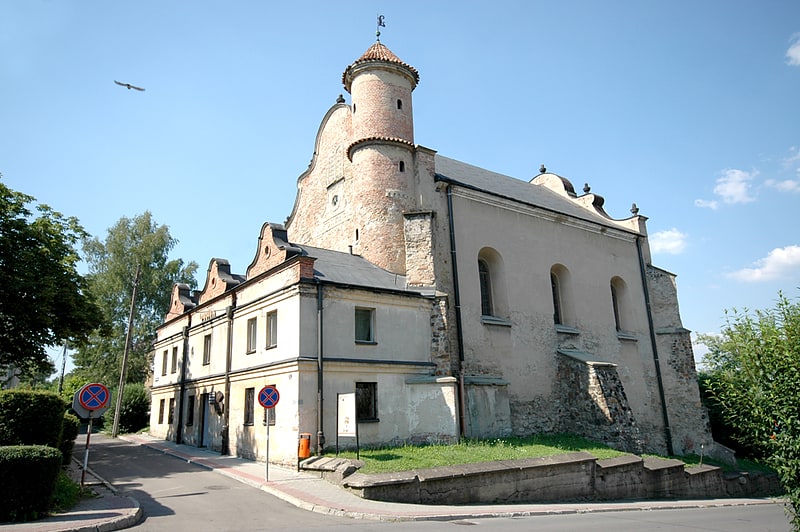 Synagoge in Lesko, Polen
