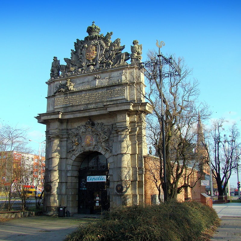 Site historique à Szczecin, Pologne