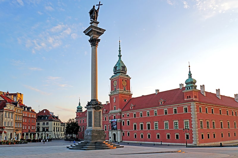Royal residence in Warsaw, Poland