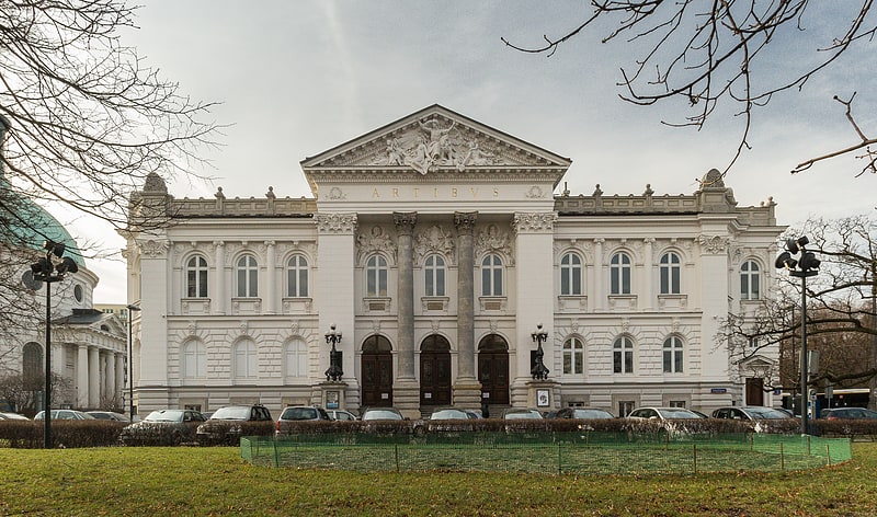 Kunstgalerie in Warschau, Polen
