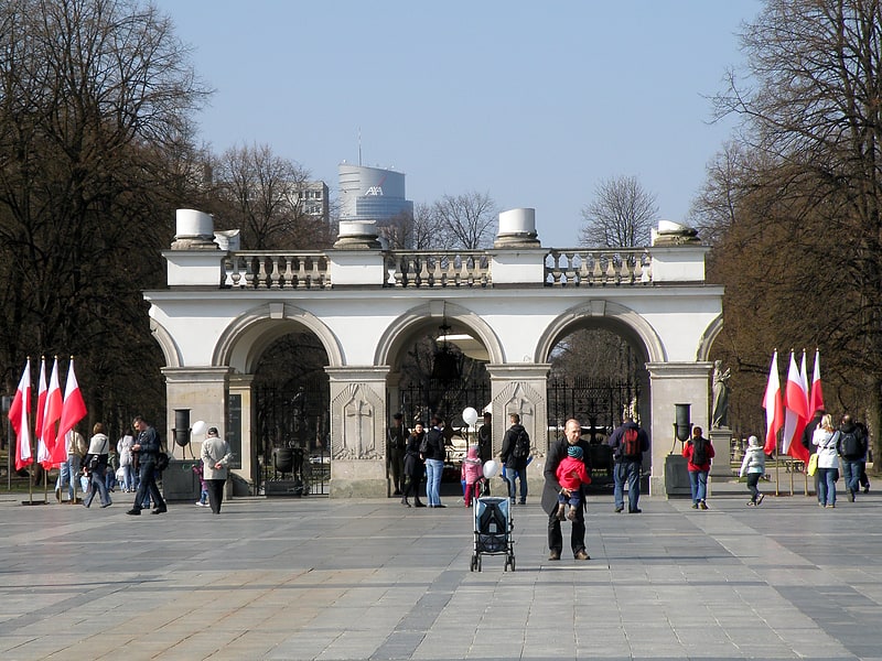 Monumento en Varsovia, Polonia