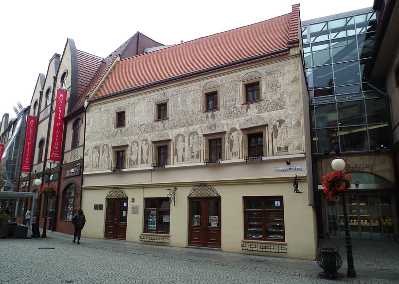 Lugar de interés histórico en Legnica, Polonia