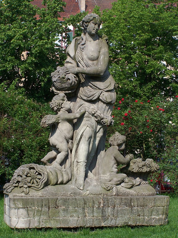 Statue of Flora in Szczecin