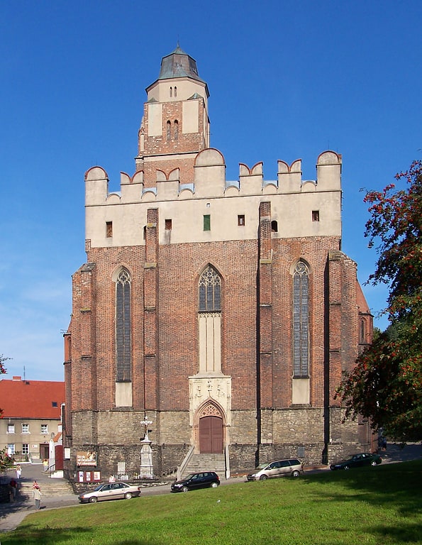 Catholic church in Paczków, Poland