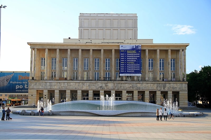 Opera house in Łódź, Poland