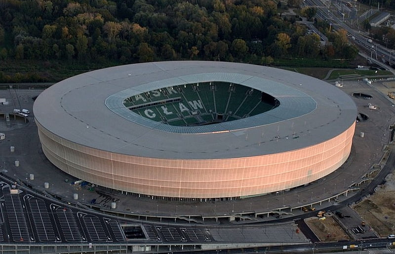 Stadium in Wrocław, Poland