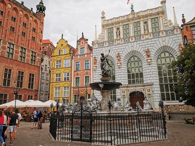 Fountain in Gdańsk, Poland