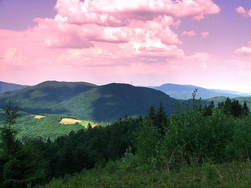 Mountain range in Poland