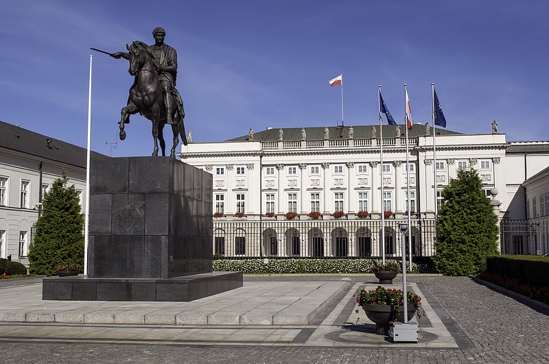 Palacio presidencial en Varsovia, Polonia