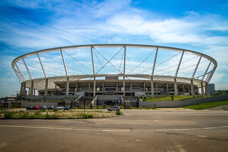 Stadium in Chorzów, Poland