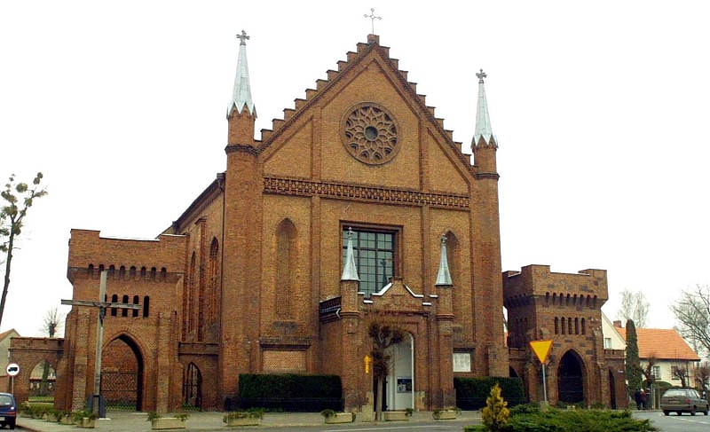 Catholic church in Kórnik, Poland