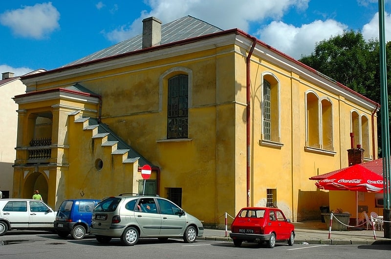 Synagogue in Łańcut, Poland