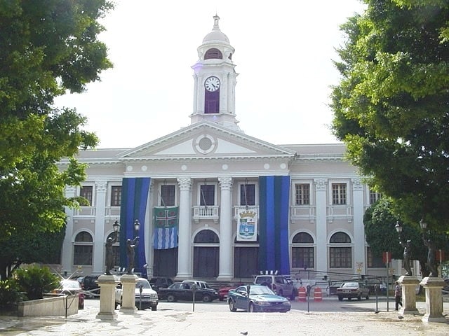 City or town hall in Mayagüez, Puerto Rico