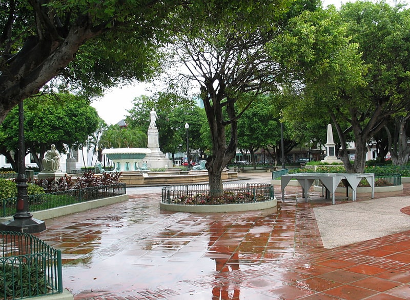 Plaza in Ponce, Puerto Rico