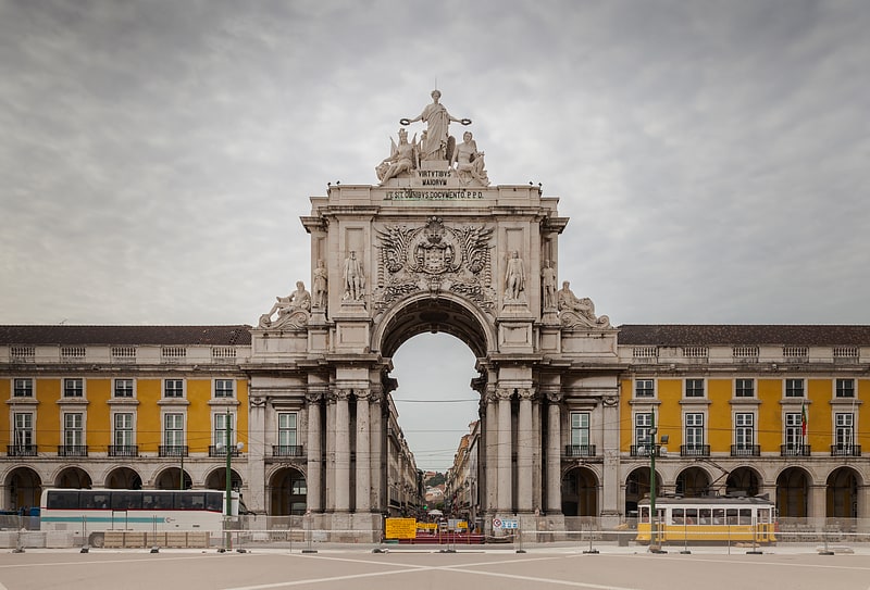 Historischer Ort in Lissabon, Portugal