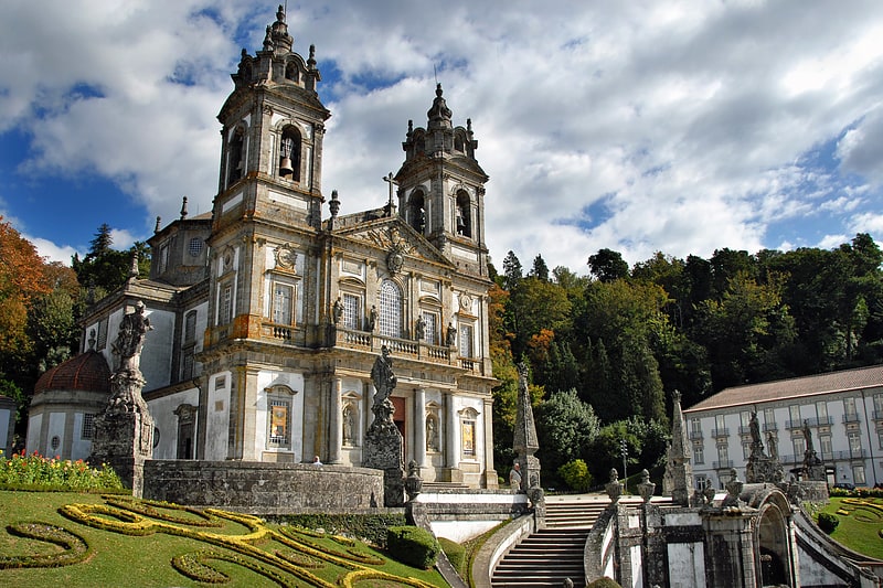 Geheiligte Stätte in Braga, Portugal