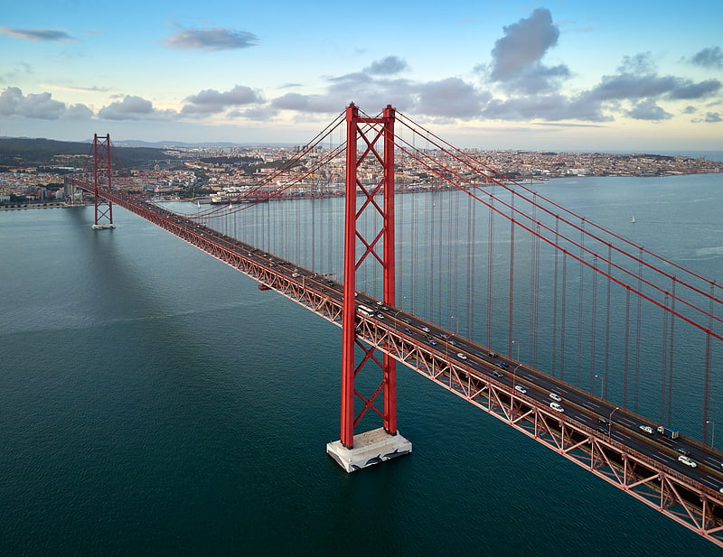 Suspension bridge in Portugal