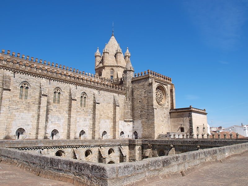 Principal church in Évora, Portugal