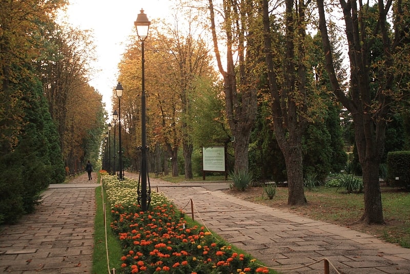 Botanical garden in Iași, Romania