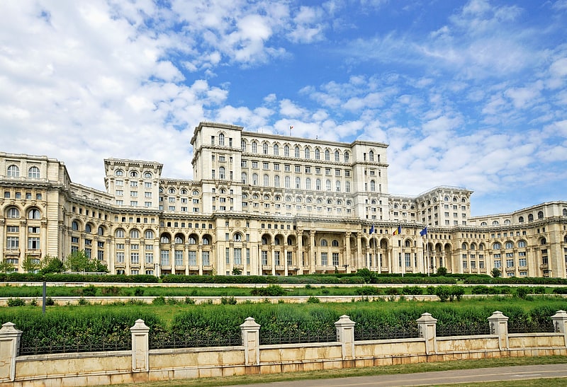 Palast in Bukarest, Rumänien