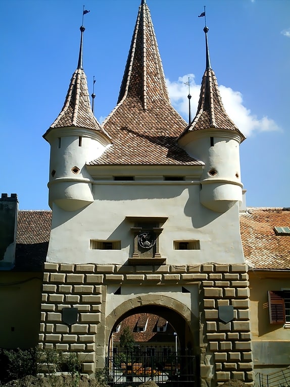 Historical landmark in Brașov, Romania