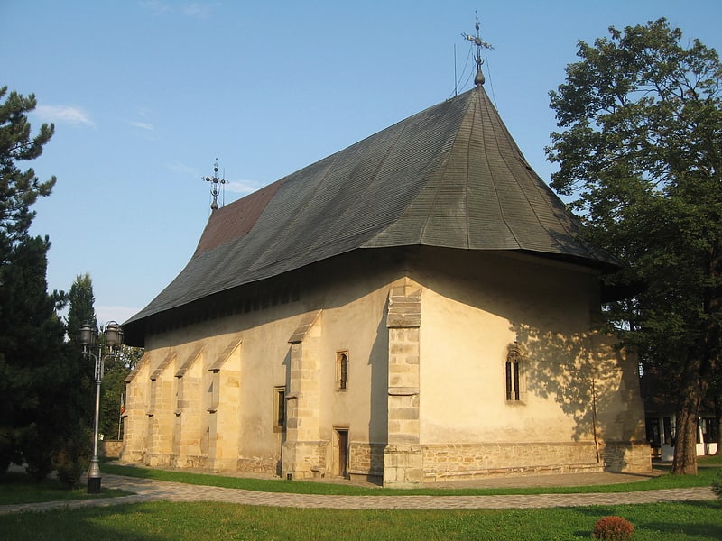 Monastery in Rădăuți, Romania