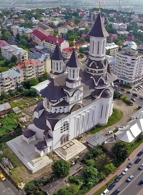 Cathedral in Suceava, Romania