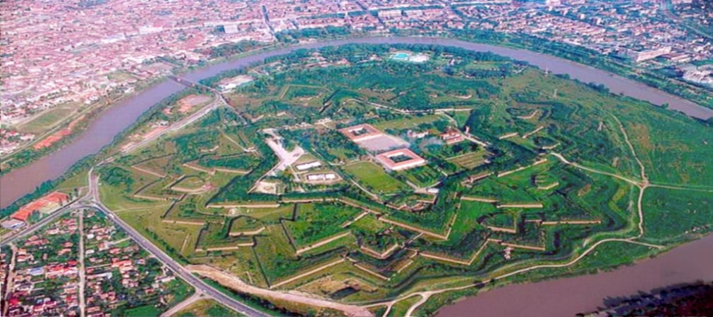 Fortress in Arad, Romania