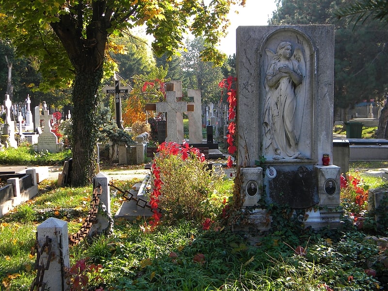 Cemetery in Bucharest, Romania