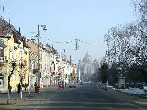 Cathedral in Târgu Mureș, Romania